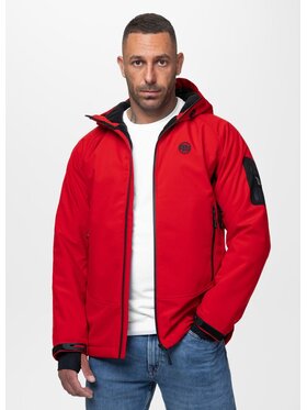 PITBULL PITBULL Kurtka przejściowa ROCKFISH Czerwony Regular Fit