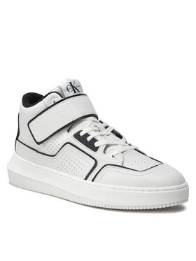 Calvin Klein Jeans Calvin Klein Jeans Laisvalaikio batai Chunky Cupsole Laceup Mid YM0YM00426 Balta