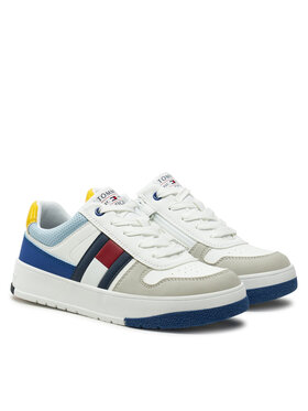 Tommy Hilfiger Superge Flag Low Cut Lace-Up Sneaker T3X9-33863-1269 S Bela