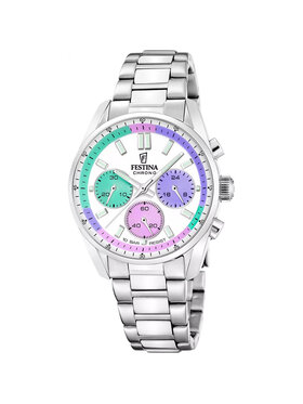 Festina Festina Zegarek F20753-5 Srebrny