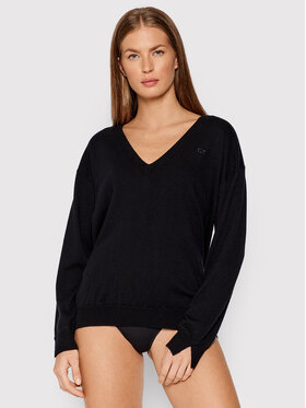Chantal Thomass Chantal Thomass Pulover Suggestio TTK050 Črna Regular Fit