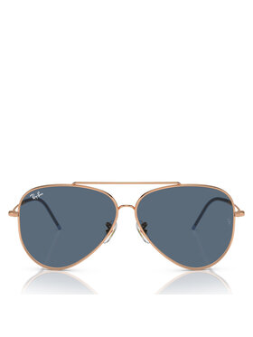 Ray-Ban Sončna Očala Aviator Reverse 0RBR0101S 92023A Pozlačeno Z Rožnatim Zlatom