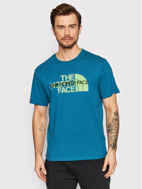 The North Face The North Face T-Shirt Graphic NF0A5IH1 Blau Regular Fit