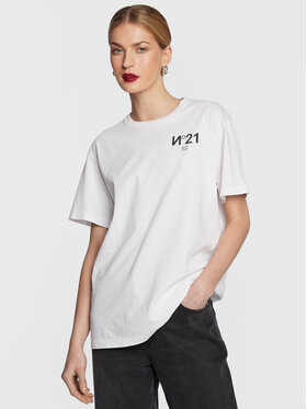 N°21 N°21 T-särk 23E N2M0 F051 6331 Valge Regular Fit