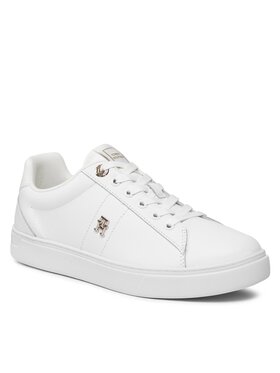 Tommy Hilfiger Tommy Hilfiger Sneakers Essential Elevated Court Sneaker FW0FW07685 Bianco