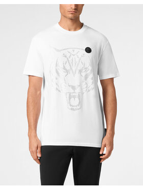 Plein Sport Plein Sport T-Shirt 22425 Biały Regular Fit