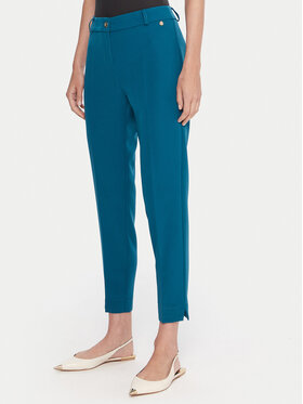 Maryley Maryley Штани з тканини 25IB52Z/M17/43LK Бірюзовий Regular Fit