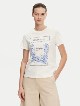 Weekend Max Mara Weekend Max Mara T-Shirt Teiera 2515971052 Biały Regular Fit