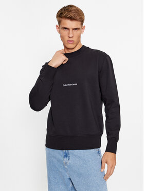 Calvin Klein Jeans Calvin Klein Jeans Mikina J30J324116 Čierna Relaxed Fit