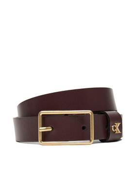 Calvin Klein Calvin Klein Жіночий ремінь Square Buckle Ck Loop 25Mm LV04F7050G Бордовий