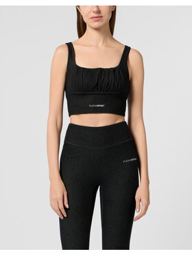 Plein Sport Plein Sport Koszulka techniczna 29189 Czarny Jogger Fit