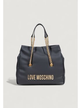 LOVE MOSCHINO LOVE MOSCHINO Σάκος HAMMERED LOGO Μαύρο