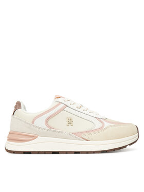 Tommy Hilfiger Tommy Hilfiger Tenisice Casual Fashion Runner Mix FW0FW08693 Écru