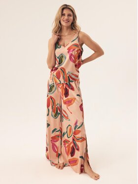 Esotiq Esotiq Piżama 43259 Czerwony Regular Fit