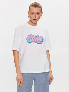 Remain Remain T-shirt Print 5001882745 Bijela Relaxed Fit