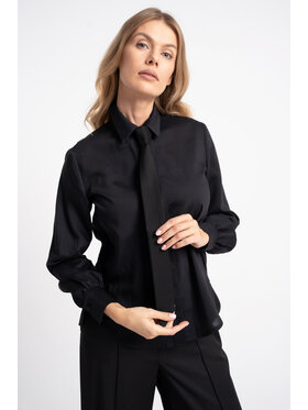 CLICK CLICK Koszula 10-7009 Czarny Regular Fit