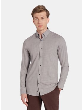 Pako Lorente Pako Lorente Koszula P25WF-1X-020 Brązowy Slim Fit