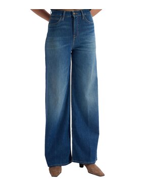 Lee Lee Jeansy 112376785 Niebieski Relaxed Fit