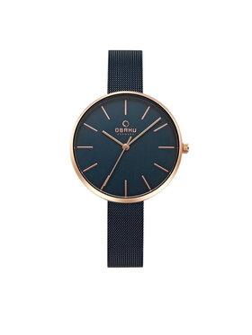 Obaku Obaku Ročna ura Mynte V211LXVLML Mornarsko modra