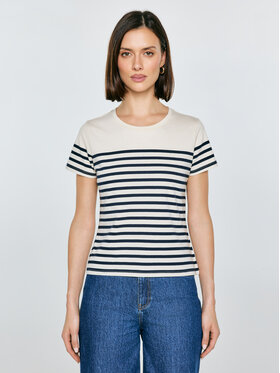 BIG STAR BIG STAR T-Shirt NORISA Granatowy Basic Fit