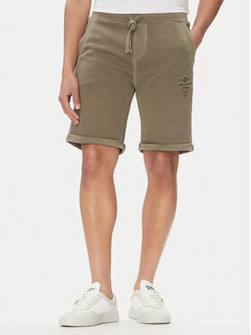 Aeronautica Militare Aeronautica Militare Sport rövidnadrág 251BF016F583 Khaki Regular Fit