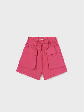 Mayoral Mayoral Pantalon scurți din material 6236 Roz Regular Fit