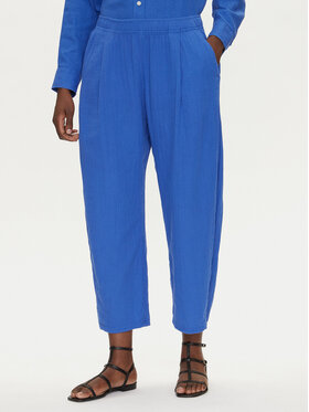 Gap Gap Pantaloni din material 713952-05 Albastru Regular Fit