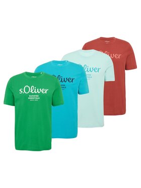 s.Oliver s.Oliver T-Shirt 28396 Kolorowy Comfort Fit