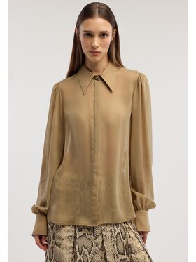 Trussardi Trussardi Koszula 5022A100774N041 Kremowy Over Fit