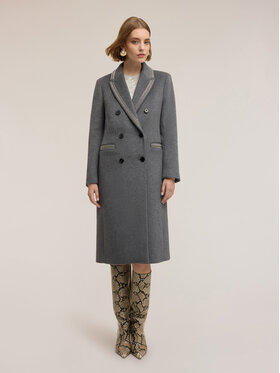 Motivi Motivi Cappotto invernale 0085Q100640N013 Grigio Regular Fit