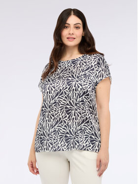 Fiorella Rubino Fiorella Rubino Bluzka G00FL008723N0S1 Niebieski Regular Fit