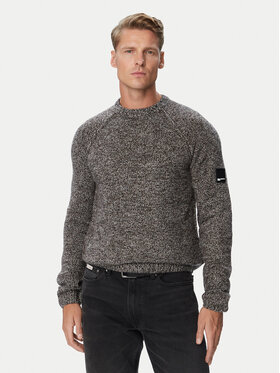 Karl Lagerfeld Jeans Karl Lagerfeld Jeans Пуловер B4M18021 Сив Regular Fit