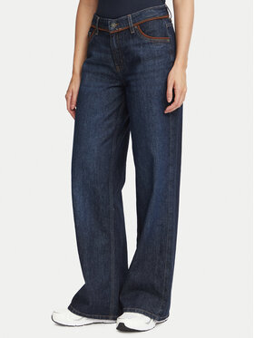 Guess Jeans Guess Jeans Džinsi W6BA0Y D1793 Tumši zils Wide Leg