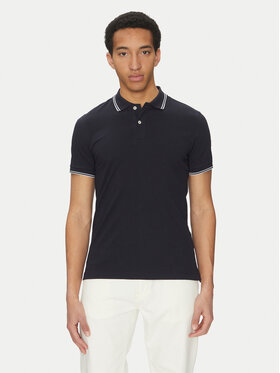 Geox Geox Polo marškinėliai M5510R T3236 F1624 Tamsiai mėlyna Regular Fit