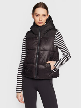 4F 4F Bezrękawnik H4Z22-KUDP004 Czarny Relaxed Fit