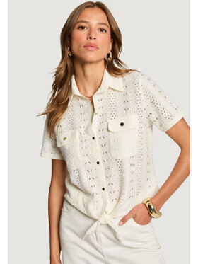 Morgan De Toi Morgan De Toi T-shirt 251-DSARAH Beige Casual Fit