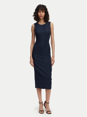 Guess Guess Vsakodnevna obleka W6RK72 D6980 Mornarsko modra Regular Fit