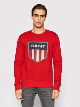 Gant Gant Sweatshirt Retro Shield 2046085 Rot Regular Fit