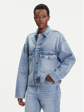 Calvin Klein Jeans Calvin Klein Jeans Kurtka jeansowa LV047C730G Niebieski Regular Fit