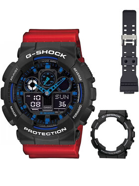 Casio Casio Zegarek GA-100-Set034 Czerwony