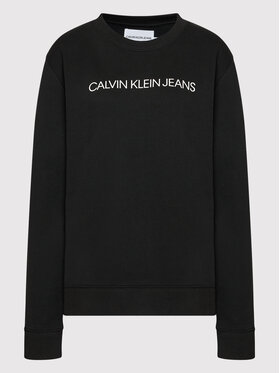 Calvin Klein Jeans Plus Calvin Klein Jeans Plus Bluza Logo J20J217532 Czarny Regular Fit