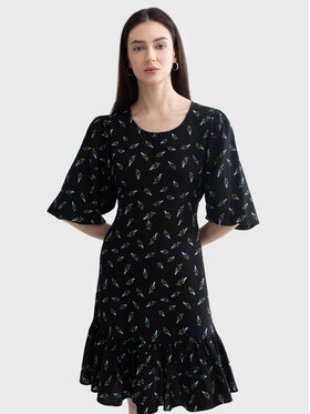 BIG STAR BIG STAR Sukienka codzienna BRYANA_906_340 Czarny Basic Fit