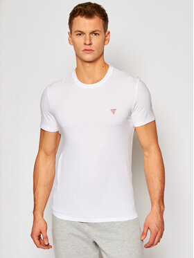 Guess Guess T-shirt M1RI24 J1311 Bianco Super Slim Fit