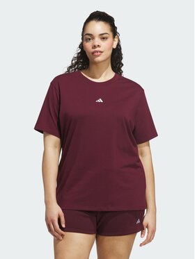 adidas adidas T-Shirt 159370 Czerwony ciemny Regular Fit