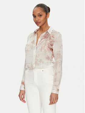 Guess Guess Cămașă W5GH59 WDW82 Colorat Regular Fit