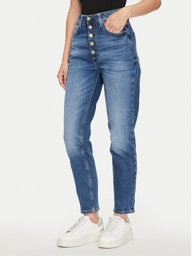 Guess Guess Τζιν W4YA0Q D5DD4 Σκούρο μπλε Carrot Fit