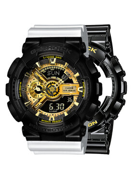 Casio Casio Zegarek SET GA-110GB-1AER + BEZEL 10523429 + PASEK 1034771 Biały