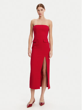 BARDOT BARDOT Rochie cocktail 59728DB Roșu Slim Fit