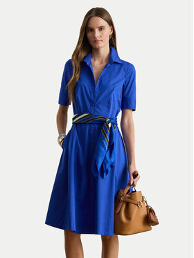 LAUREN RALPH LAUREN LAUREN RALPH LAUREN Košilové šaty 200748950020 Modrá Regular Fit