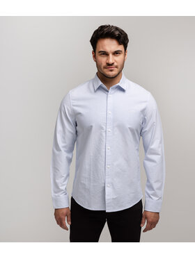 Lee Cooper Lee Cooper Koszula VAN OXFORD Niebieski Regular Fit